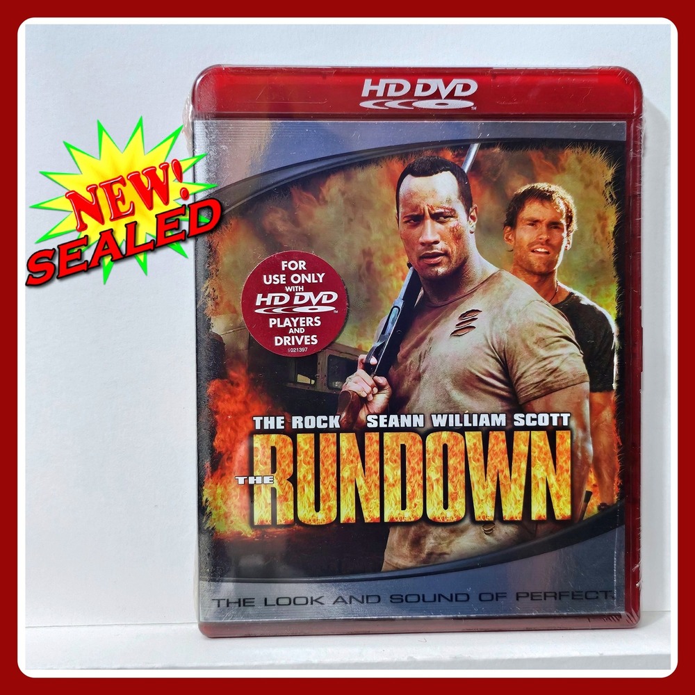 The Rundown HD DVD New Sealed Dwayne 'The Rock' Johnson Seann William‎ Scott